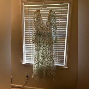 Just Me maxi dress with floral touches